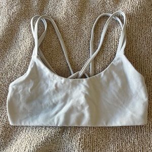 Aritzia X TNA Sports Bra Cream Color